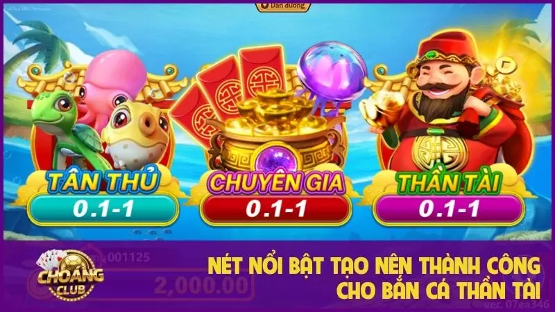 Bắn Cá Thần Tài: Hướng dẫn chi tiết chinh phục đại dương may mắn 1 Nét nổi bật tạo nên thành công cho bắn cá Thần Tài