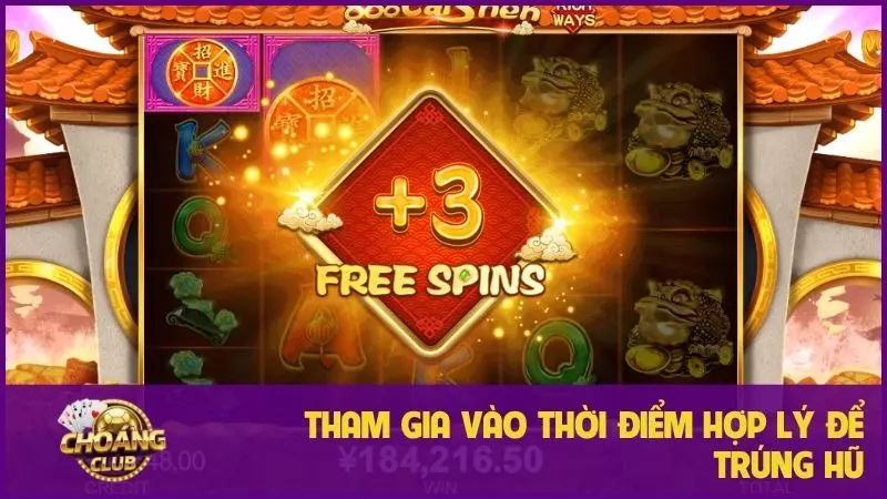 Nổ Hũ Tài Lộc: Trải nghiệm quay hũ đỉnh cao, dễ chơi thắng lớn tại choangclub 3 Tham gia vào thời điểm hợp lý để trúng hũ